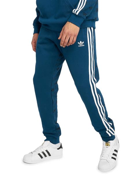 trainingshose adidas herren blau|Blaue Jogginghosen .